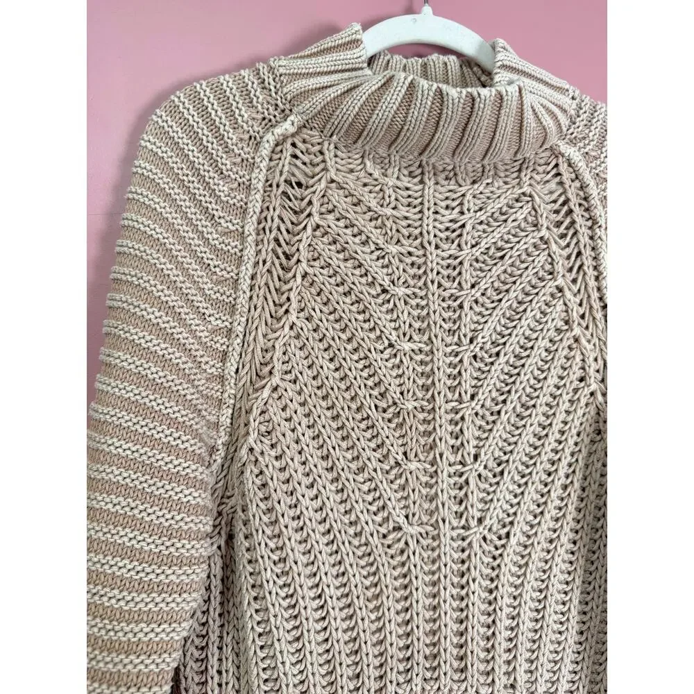 Free People Sweetheart Sweater in Sand Castle Size Small - Picture 4 of 6